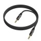 Кабель мультимедійний 3.5mm M to 3.5mm M 1.0m black BOROFONE (6941991117725)