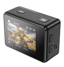 Екшн камера HOCO DV101 dual color screen sports camera Black (6942007616805)