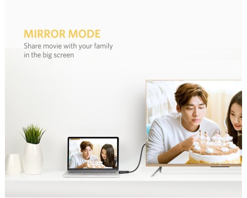 Кабель мультимедійний HDMI M to HDMI M 1.5m Ugreen (UGR-50819)