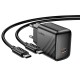 Зарядний пристрій HOCO CS24A USB-C PD25W + cable USB-C to USB-C black (6942007639774)