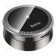 Автотримач для телефона HOCO HW33 Metal ring magnetic wireless fast charging car holder (center console) Metal Grey (6942007647946)