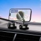 Автотримач для телефона HOCO HW33 Metal ring magnetic wireless fast charging car holder (center console) Metal Grey (6942007647946)