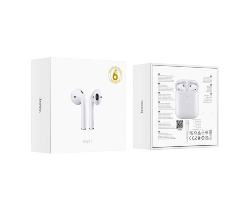 Бездротові навушники HOCO EW41 True wireless stereo headset White (6931474779922)