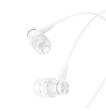 Навушники BOROFONE BM67 Talent universal earphones with mis White (6974443382907)