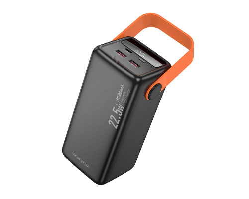 Батарея універсальна BOROFONE 50000mAh BJ66A Magnifico 22.5W PD/20W Black (6941991115158)