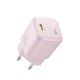 Мережевий зарядний пристрій Baseus PicoGo GaN Fast Charger 1C 45W EU Baby Pink (P10176800413-00)
