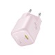 Мережевий зарядний пристрій Baseus PicoGo GaN Fast Charger 1C 45W EU Baby Pink (P10176800413-00)