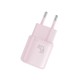 Мережевий зарядний пристрій Baseus PicoGo GaN Fast Charger 1C 45W EU Baby Pink (P10176800413-00)