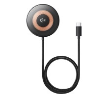 Бездротовий зарядний пристрій Baseus Simple Mini4 Magnetic Wireless Charging Stand Qi2 15W Universal Explorer Edition Cosmic Black (P10273300121-01)