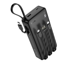 Зовнішній акумулятор Hoco J146A Night tide power bank with 4 cables(20000mAh) (6942007645911)
