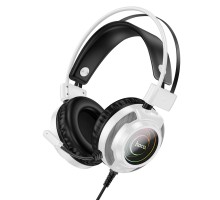 Навушники ігрові HOCO W110 Resource gaming headphones White (6942007634298)