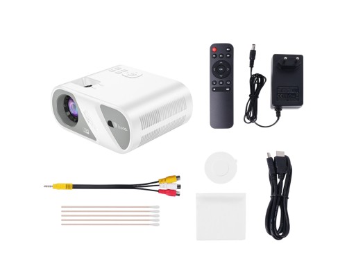 Проектор HOCO DT1 wireless projector (720P same screen version) (6942007629621) Проектор HOCO DT1 wireless projector (720P same screen version) (6942007629621)