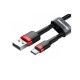 Дата кабель USB 2.0 AM to USB-C 2.0m 2A red-black Baseus (CATKLF-C91)