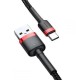 Дата кабель USB 2.0 AM to USB-C 2.0m 2A red-black Baseus (CATKLF-C91)
