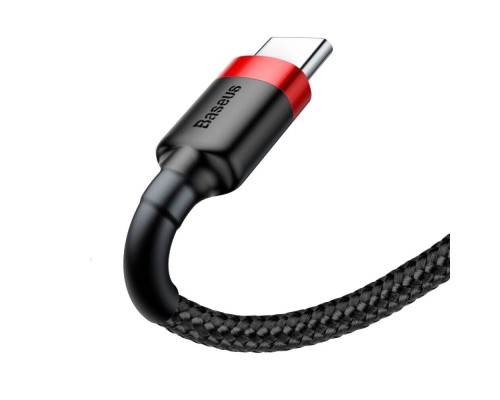 Дата кабель USB 2.0 AM to USB-C 2.0m 2A red-black Baseus (CATKLF-C91)