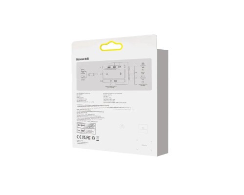 Концентратор Baseus USB-C to 4xUSB 3.0 1.0m black (WKQX030401)