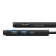 USB-хаб Baseus Lite Series 6-Port Type-C HUB Docking Station (Type-C to HDMI+USB3.0*2+PD+SD/TF) Black (WKQX050101) 