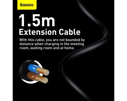 Зарядний пристрій Baseus 2xUSB-C 100W + 2xUSB GaN black (CCGP000101)