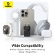 Зарядний пристрій Baseus 1xUSB-C 30W + 1xUSB + cable USB-C to USB-C 60W 1.0m (P1011160A113-01)