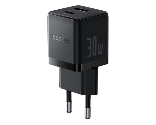 Зарядний пристрій Baseus 1xUSB-C 30W + 1xUSB + cable USB-C to USB-C 60W 1.0m (P1011160A113-01)