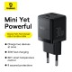 Зарядний пристрій Baseus 1xUSB-C 30W + 1xUSB + cable USB-C to USB-C 60W 1.0m (P1011160A113-01)