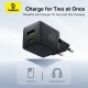 Зарядний пристрій Baseus 1xUSB-C 30W + 1xUSB + cable USB-C to USB-C 60W 1.0m (P1011160A113-01)