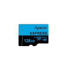 Карта пам'яті microSDXC  (UHS-1 U3) Apacer Express 128Gb class 10 V30 A1  Read/Write:810/700 MB/sec (Compatible with Nintendo Switch 2) (AP128GMCEXG3X17-RA)
