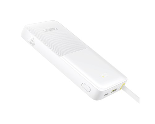 Батарея універсальна Baseus Bipow 2 20000mAh 20W with USB-C cable white (P10077101213-01)
