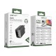 Зарядний пристрій Acefast 2xUSB-C + 1xUSB 67W GaN black (6974316284048)