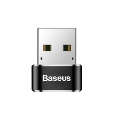 Адаптер Baseus USB Male To Type-C Female Adapter Converter Black (CAAOTG-01)