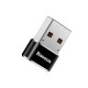 Перехідник USB 2.0 AF to USB-C black Baseus (CAAOTG-01)