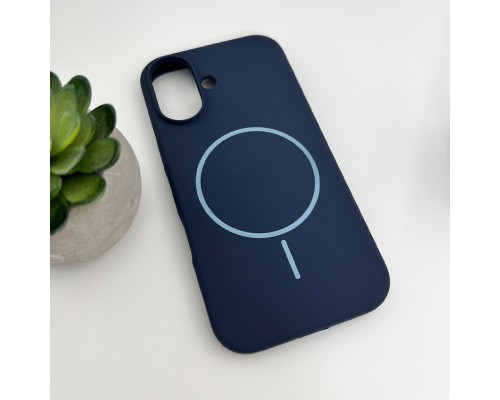Чохол для смартфона Cosmic Silicone Case Magnetic for Apple iPhone 16 8,Dark Blue (SilMag16-8)