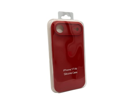 Чохол для смартфона Silicone Full Case AA Camera Protect for Apple iPhone 17 Air 20,China Red (FullAAi17A-20)
