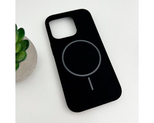 Чохол для смартфона Cosmic Silicone Case Magnetic for Apple iPhone 14 Pro Max 18,Black (SilMag14PM-18)