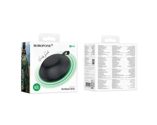 Портативна колонка BOROFONE BR48 Ufo sports BT speaker Black (6941991121692)