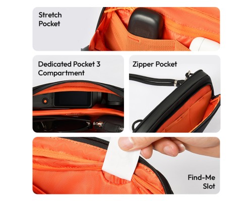 Сумка Ulanzi YY08 TechLite Sling(BLACK) (B175)