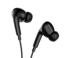 Навушники BOROFONE BM100 Pro Fuente universal digital earphones with microphone Type-C Black (6941991121777)