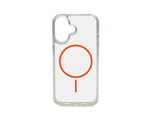 Чохол Cosmic Acrylic Thin Magnetic for Apple iPhone 16 Orange (AcColMagi16Orange)