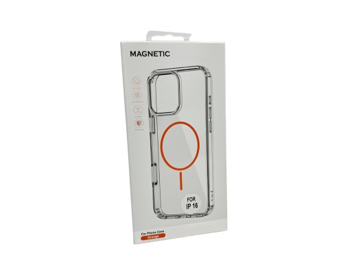 Чохол Cosmic Acrylic Thin Magnetic for Apple iPhone 16 Orange (AcColMagi16Orange)