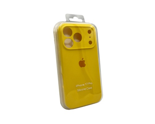 Чохол для смартфона Silicone Full Case AA Camera Protect for Apple iPhone 17 Pro 33,Canary Yellow (FullAAi17P-33)