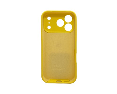 Чохол для смартфона Silicone Full Case AA Camera Protect for Apple iPhone 17 Pro 33,Canary Yellow (FullAAi17P-33)