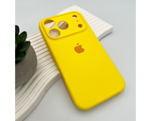 Чохол для смартфона Silicone Full Case AA Camera Protect for Apple iPhone 17 Pro 33,Canary Yellow (FullAAi17P-33)