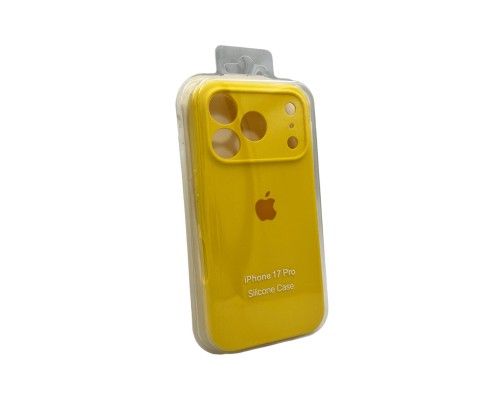 Чохол для смартфона Silicone Full Case AA Camera Protect for Apple iPhone 17 Pro Max 56,Sunny Yellow (FullAAi17PM-56)