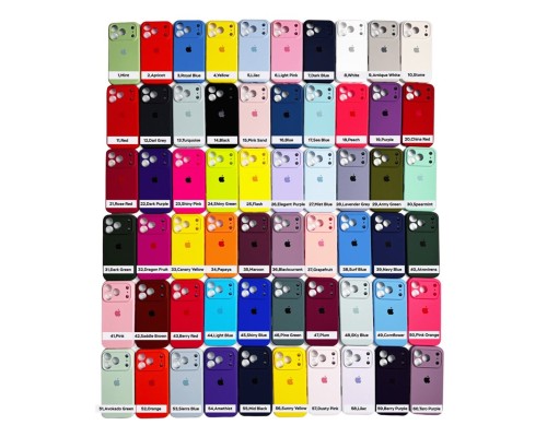 Чохол для смартфона Silicone Full Case AA Camera Protect for Apple iPhone 17 Air 54,Amethist (FullAAi17A-54)