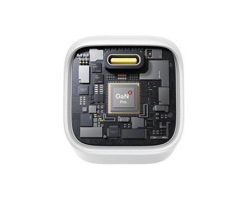 Мережевий зарядний пристрій Baseus PicoGo GaN Fast Charger 1C 45W EU Moon White (P10176800213-00)