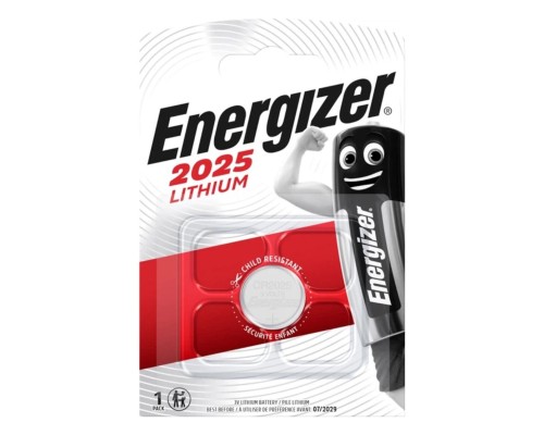 Батарейка Energizer 2025 Lithium (1шт) (7638900083026)