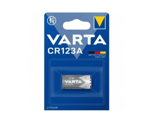 Батарейка Varta CR123А Lithium (1шт) (4008496537280)