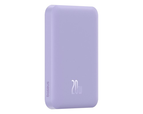 Зовнішній акумулятор Baseus Magnetic Mini Wireless Fast Charge Power Bank 5000mAh 20W Nebula Purple (P10022107513-00)