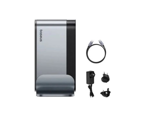 USB-хаб Baseus UnionJoy 17-Port Triple-Display  Docking Station Space Grey（USB-C to HDMI4K@60Hz*2+DP4K@60Hz*1+USB3.0*3+USB-C3.0*2+USB2.0*2+PD*1+PC*1+ (B00532304811-00)