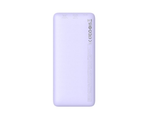 Зовнішній акумулятор Baseus Airpow Fast Charge Power Bank 10000mAh 20W Nebula Purple (P10022801513-00)